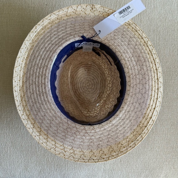 Eugenia Kim Courtney Packable Rancher Hat Natural Gold One Size